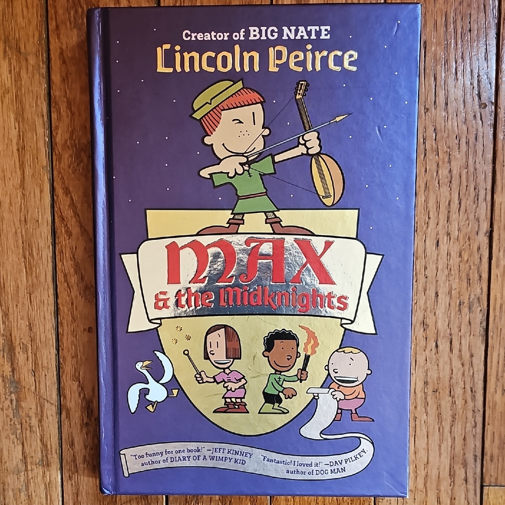 Max & the Midknights Hardback Book by Lincoln Peirce